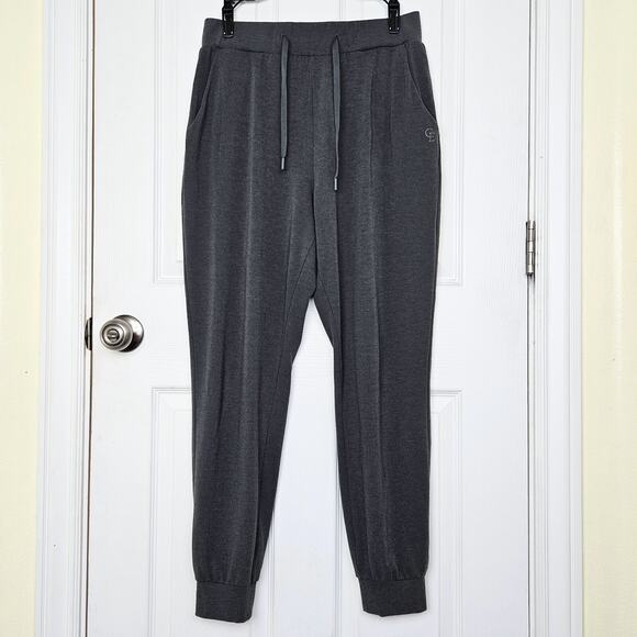 Cozy Earth Womens M Charcoal Gray Bamboo Stretch Pull On Jogger Lounge Pant - Picture 1 of 11